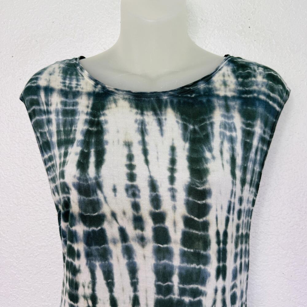 Hard Tail Forever Y2K Top Women Small Tie Dye Hi Low Tunic Modal Boho Flowy USA - Picture 5 of 14